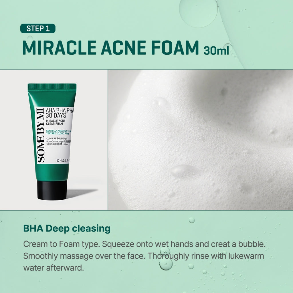 SOME BY MI - AHA BHA PHA 30 MIRACLE AC SOS KIT ( 4pcs MINI )