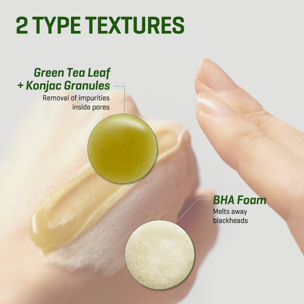 SOME BY MI - Bye Bye Blackhead 30 Days Miracle Green Tea Tox Mousse Exfoliante - 120g