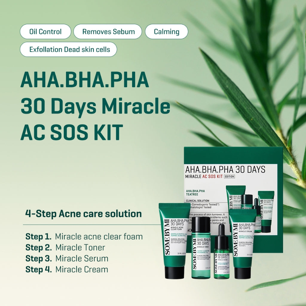 SOME BY MI - AHA BHA PHA 30 MIRACLE AC SOS KIT ( 4pcs MINI )