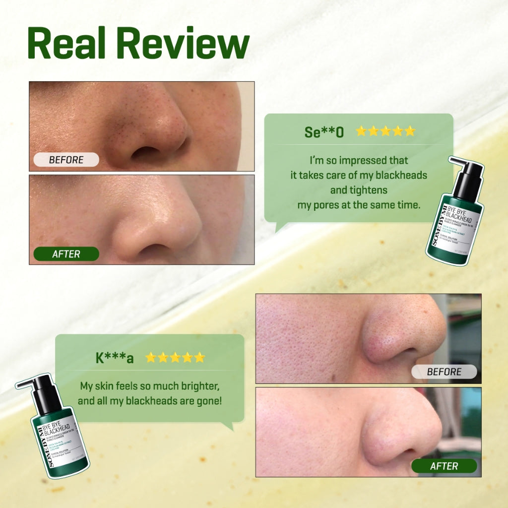SOME BY MI - Bye Bye Blackhead 30 Days Miracle Green Tea Tox Mousse Exfoliante - 120g