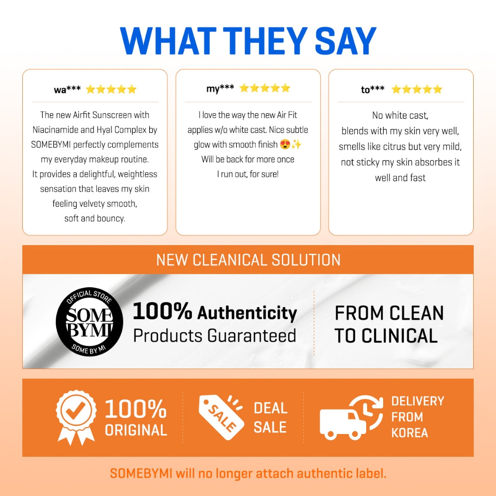 SOME BY MI - V10 Hyal Airfit Sunscreen - 50ml