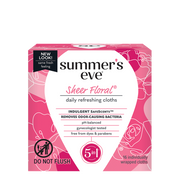 Summer's Eve - Lingettes nettoyantes individuelles 5 en 1, Sheer Floral (16pcs )