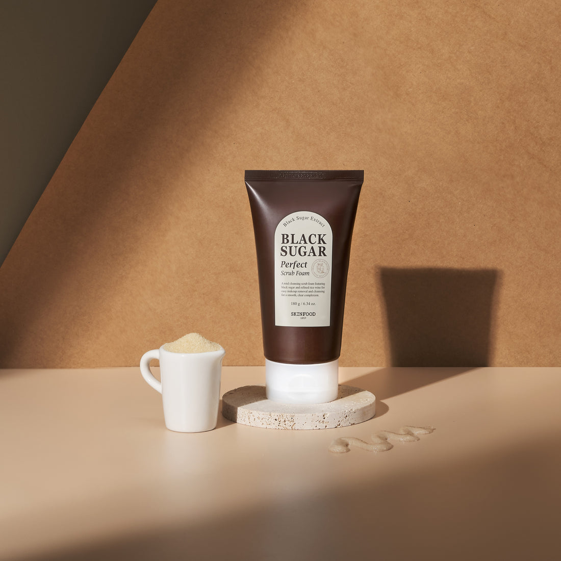 SKINFOOD - Black Sugar Perfect Scrub Foam - 180g