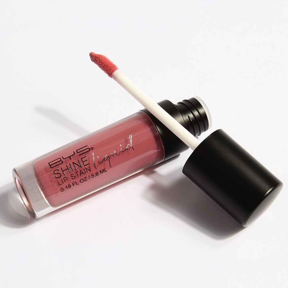 BYS - Shine Liquid Lip Stain - réf Wild Rose